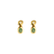 Boucles d'oreilles Boucles d’oreilles - Or jaune 18 carats, émeraudes et diamants 58 Facettes BO/250048