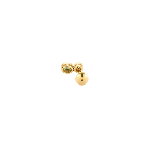 Boucles d'oreilles Boucles d’oreilles - Or jaune 18 carats, émeraudes et diamants 58 Facettes BO/250048