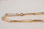Bracelet Bracelet maille trombone en or jaune 18 carats 58 Facettes 3755