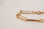 Bracelet Bracelet maille trombone en or jaune 18 carats 58 Facettes 3755