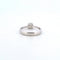 Bague 56 Bague solitaire - en or blanc 18 ct avec diamant 0,65 ct 58 Facettes