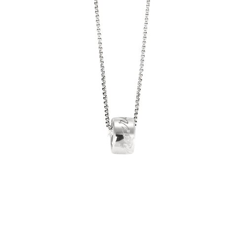 Collier Chopard - Collier en or blanc 18 carats avec pendentif cylindrique 58 Facettes BO/250030