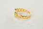 Bague 48 Bague de sentiment Croix latine en or jaune 18 carats et émail noir 58 Facettes 3912