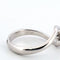 Bague 56 Bague solitaire - Diamant naturel 0,40 ct en or blanc 18 ct 58 Facettes