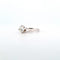 Bague 51 Bague solitaire - Diamant naturel 0,77 ct en or blanc 18 ct 58 Facettes