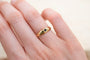 Bague 51 Bague jonc - Saphir étoilé en or jaune 18 carats 58 Facettes 3892