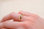 Bague 51 Bague jonc - Saphir étoilé en or jaune 18 carats 58 Facettes 3892