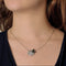 Collier Morgane Bello Papillon - Collier en or blanc 18 carats et diamants 58 Facettes BO/250052