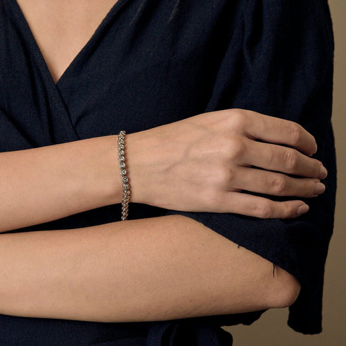 Bracelet Bracelet rivière - Bracelet en or blanc 18 carats et diamants 58 Facettes BO/250058