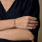 Bracelet Bracelet en or jaune 18 carats et pierres fines ovales 58 Facettes BO/250050