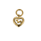 Pendentif Chopard Happy Diamonds - Pendentif cœur en or jaune 18 carats et diamants 58 Facettes BO/250063