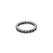 Bague 57.5 Alliance américaine - Bague en or blanc 18 carats et saphirs 58 Facettes BO/250069