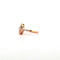 Bague 51 Bague cœur en or rose 18 kt avec diamants 58 Facettes