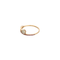 Bague 52 Bague en or rose 750 saphirs roses et diamants 58 Facettes BO/250077