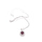 Collier Collier et pendentif - Or blanc 18 ct avec rubis et diamants naturels 58 Facettes