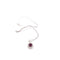 Collier Collier et pendentif - Or blanc 18 ct avec rubis et diamants naturels 58 Facettes