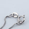 Collier Collier et pendentif - Or blanc 18 ct avec rubis et diamants naturels 58 Facettes
