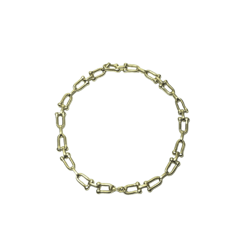 Bracelet Gourmette - Bracelet en or jaune 18 carats 11,35 g 58 Facettes 260054