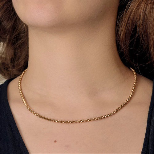 Collier Chopard - Collier maille Jaseron en or jaune 18k 58 Facettes BO/250054
