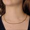 Collier Chopard - Collier maille Jaseron en or jaune 18k 58 Facettes BO/250054