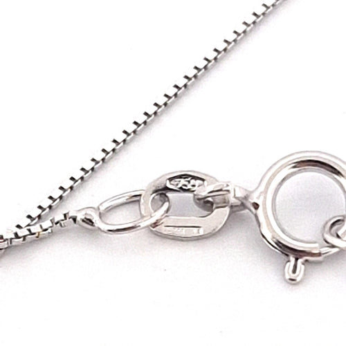 Collier Collier avec pendentif - Or blanc 18 kt, rubis et diamants naturels 58 Facettes
