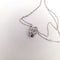 Collier Collier - Pendentif trilogy en or blanc 18 kt et diamants 58 Facettes