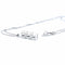Collier Collier - Pendentif trilogy en or blanc 18 kt et diamants 58 Facettes