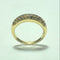 Bague 53.5 Bague pavée en or jaune 18 carats 5,84 g 58 Facettes 260027