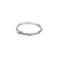 Bague 53 Bague branche en or blanc 18 carats et diamant 58 Facettes BO/250093