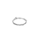 Bague 53 Bague branche en or blanc 18 carats et diamant 58 Facettes BO/250093