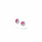 Boucles d'oreilles Boucles d’oreilles créoles en or blanc 18 ct avec rubis et diamants 58 Facettes