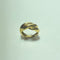 Bague 50 Bague large entrelacée en or jaune 18 carats 58 Facettes 260052
