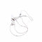 Collier Collier et pendentif serpent - Or blanc 18 K et diamants 58 Facettes