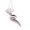 Collier Collier et pendentif serpent - Or blanc 18 K et diamants 58 Facettes