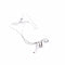 Collier Collier et pendentif serpent - Or blanc 18 K et diamants 58 Facettes