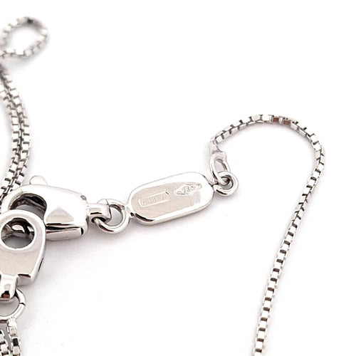 Collier Collier et pendentif serpent - Or blanc 18 K et diamants 58 Facettes