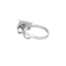 Bague 55 Bague motif entrelacé en or blanc 18 carats et diamants 58 Facettes BO/250021
