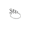 Bague 55 Bague motif entrelacé en or blanc 18 carats et diamants 58 Facettes BO/250021
