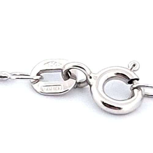 Collier Collier et pendentif cœur en or blanc 18 ct avec diamants 58 Facettes