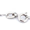 Collier Collier et pendentif cœur en or blanc 18 ct avec diamants 58 Facettes
