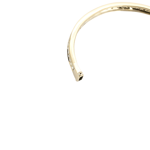 Bracelet Bracelet jonc - Or jaune 18 carats et diamants 58 Facettes BO/250046