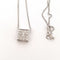 Collier Manifattura italiana - Collier avec pendentif en or blanc 18 ct et diamants 58 Facettes