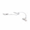 Collier Collier - Pendentif symbole de l’infini en or blanc 18 ct et diamants 58 Facettes