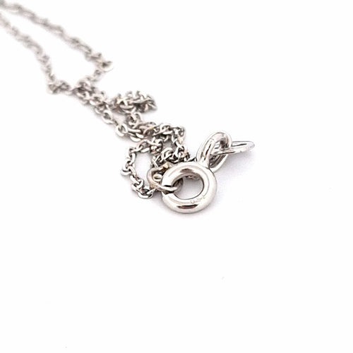Collier Collier - Pendentif symbole de l’infini en or blanc 18 ct et diamants 58 Facettes