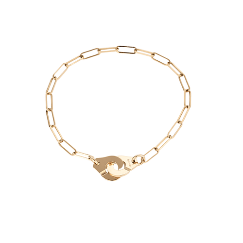Bracelet Dinh Van Menottes - Bracelet en or jaune 18 carats 58 Facettes BO/250061