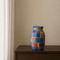 Céramique n°114 - Vase en céramique polychrome, années 1970 58 Facettes