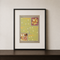 Jacques Camus - Pochoir à la gouache Art déco n°86 58 Facettes INV086