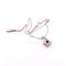 Collier Collier et pendentif - or blanc 18 kt, péridots et diamants 58 Facettes