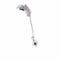 Collier Collier et pendentif - or blanc 18 kt, péridots et diamants 58 Facettes