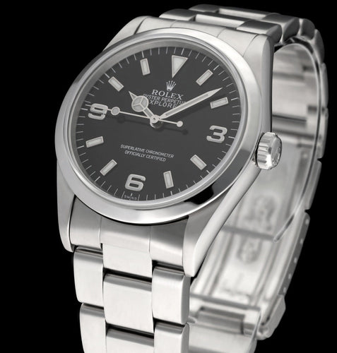 Montre Rolex Explorer - Montre 36 mm réf. 14270 acier, boîte et papiers (1999) 58 Facettes ROL/EXP/049